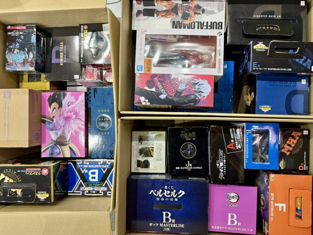 10月17日 杉並でお買取りした一番くじのオールマイト・ベジータ・ガッツなどのフィギュア